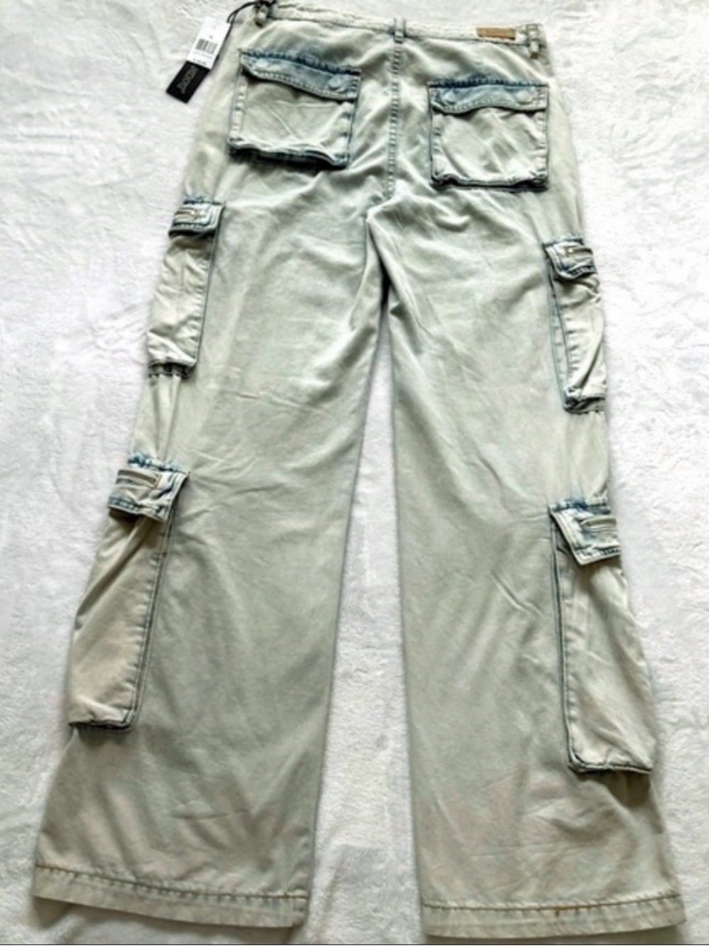 BLANK NYC Franklin Rib Cage Oversized Cargo Pockets Relaxed Jeans--NWT--28 - Picture 7 of 13